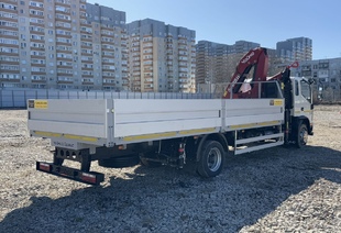 JAC N120L КМУ NR816-2S (5,3т) БОРТ 6,3×2,55×0,6м